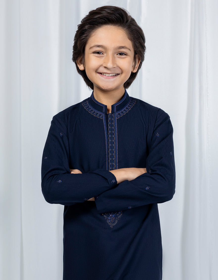 NAVY BLUE FORMAL KURTA
