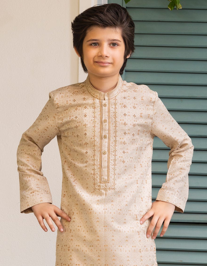 CREAM SPECIAL KURTA