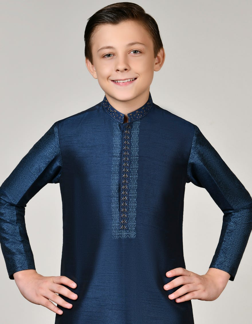 BLUE FORMAL KURTA | JCK-SP-46028
