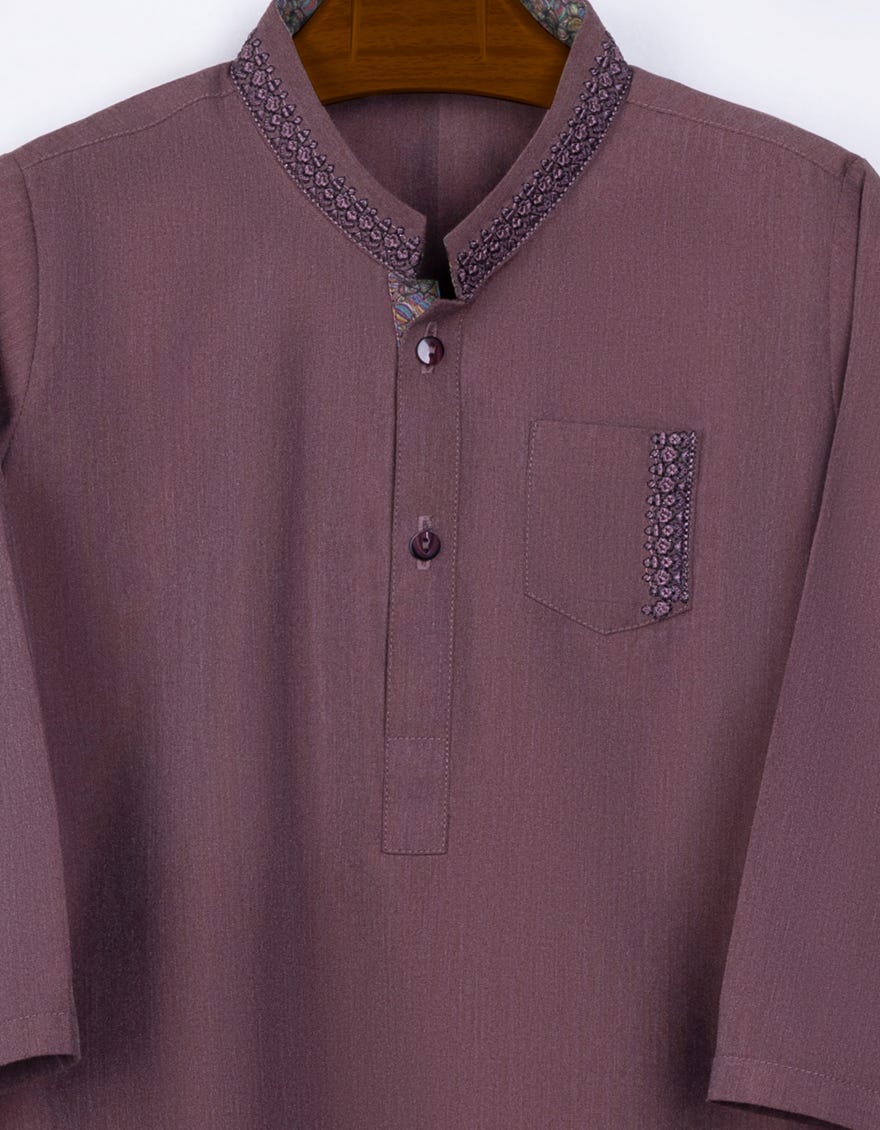 LIVER RED BLENDED KAMEEZ SHALWAR | JJIKS-S-46077