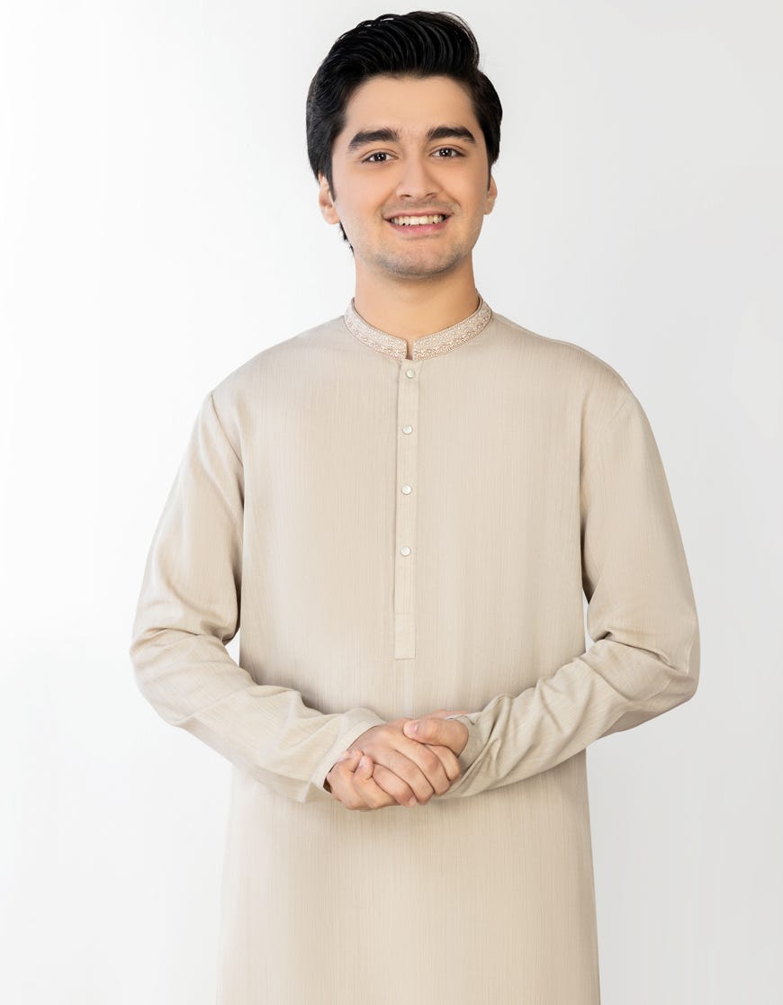 FAWN BLENDED KURTA | JTK-A-46135