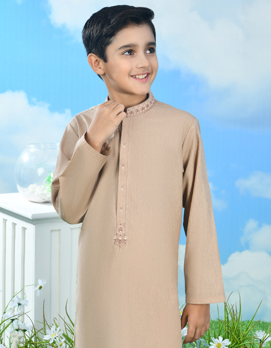 PEACH FORMAL KURTA