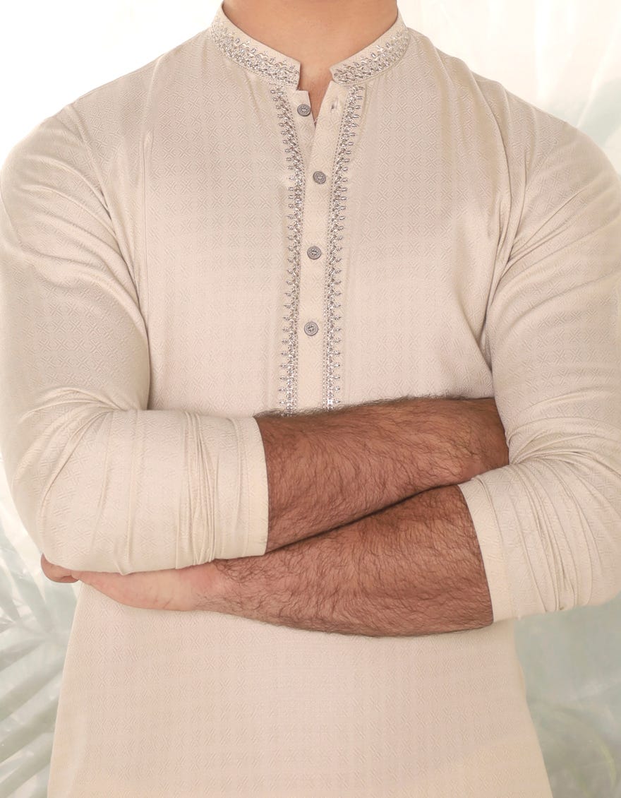 FAWN BLENDED KURTA | JTK-A-46380