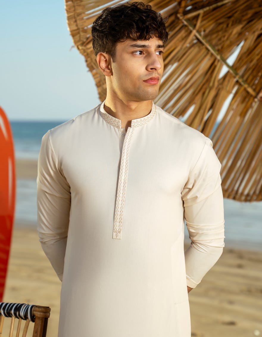 FAWN BLENDED KAMEEZ SHALWAR | JTKS-A-46532