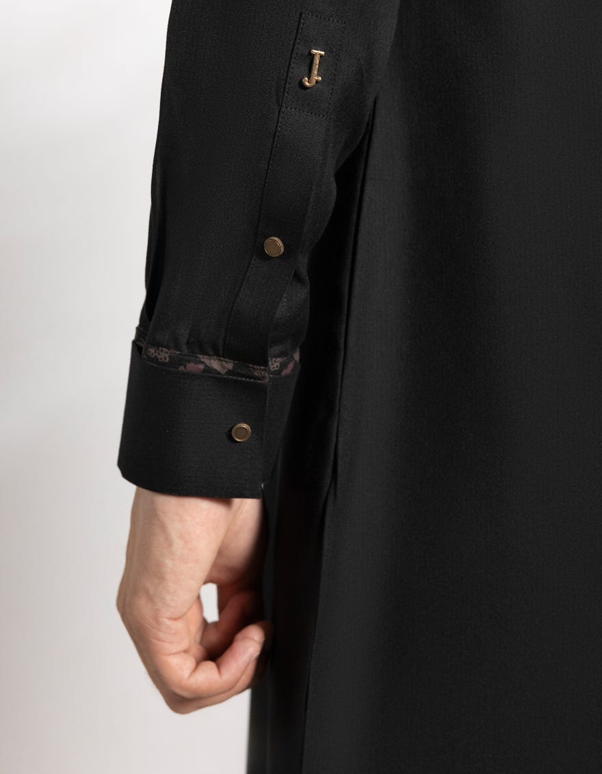 BLACK BLENDED KAMEEZ SHALWAR