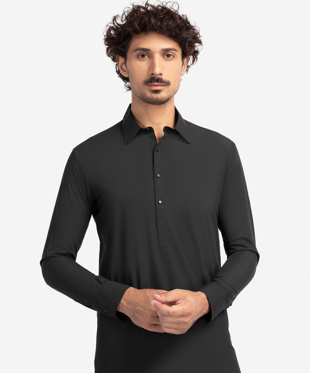 Black Plain Kameez Shalwar