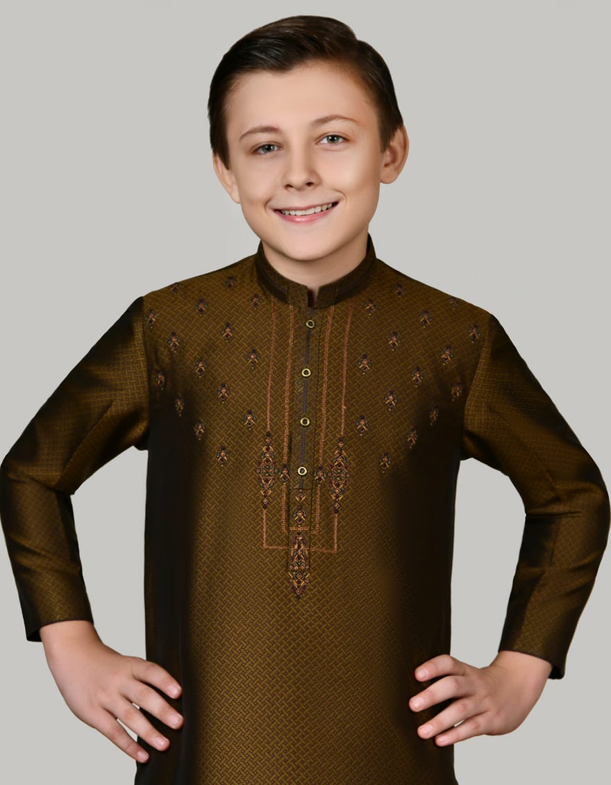 BROWN FORMAL KURTA | JCK-SP-48032