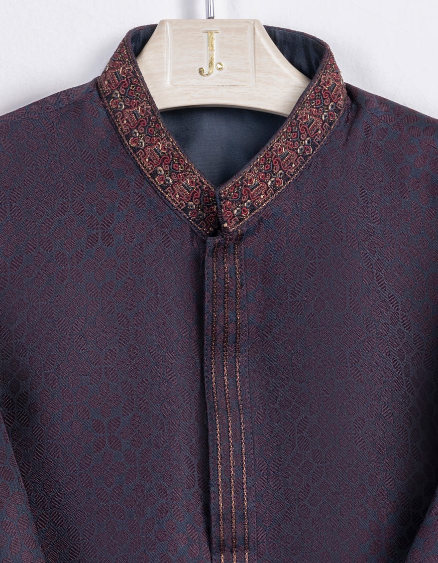MAROON KAMEEZ SHALWAR | JJIKS-SP-48033