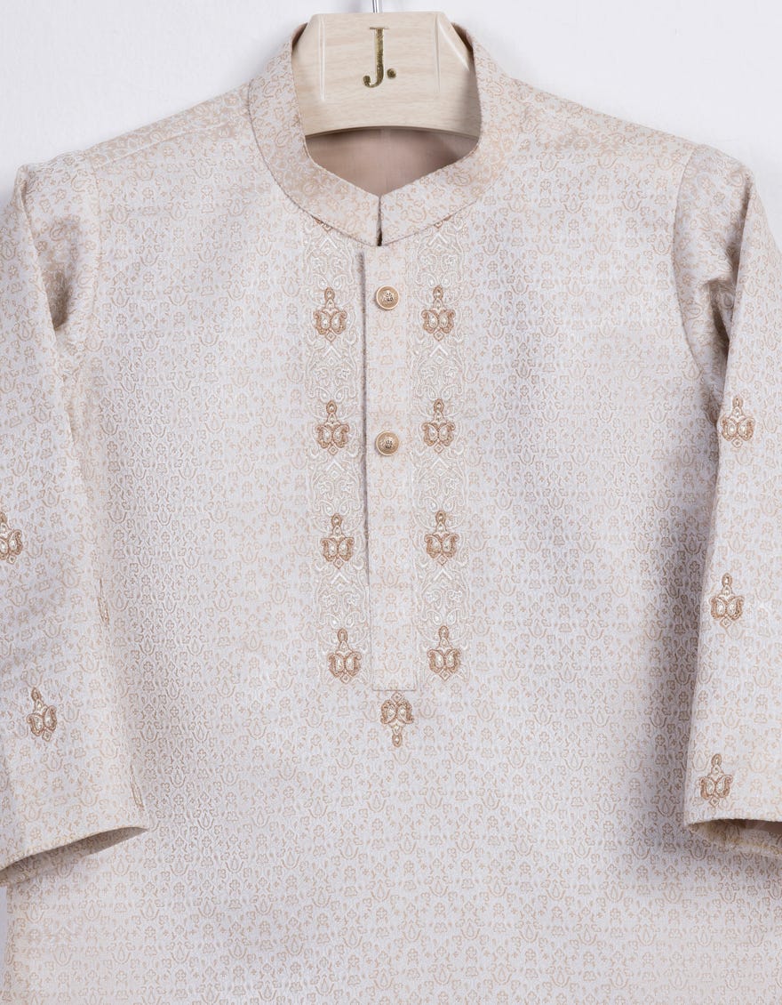 BEIGE KAMEEZ SHALWAR | JJIKS-SP-48037
