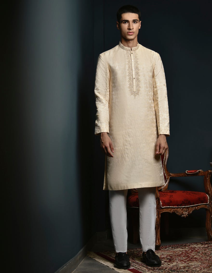 BROWN FORMAL KURTA | JTK-SP-48038