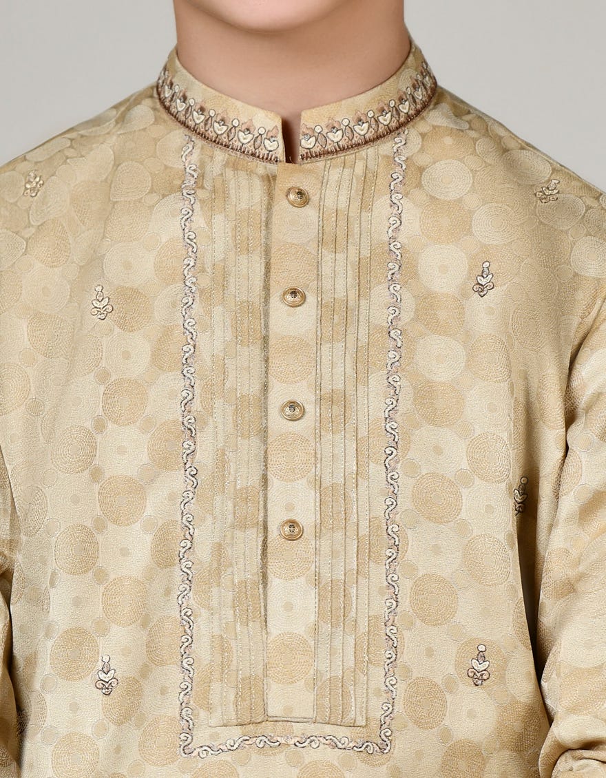 BEIGE BLENDED SPECIAL KURTA | JCK-SP-48042