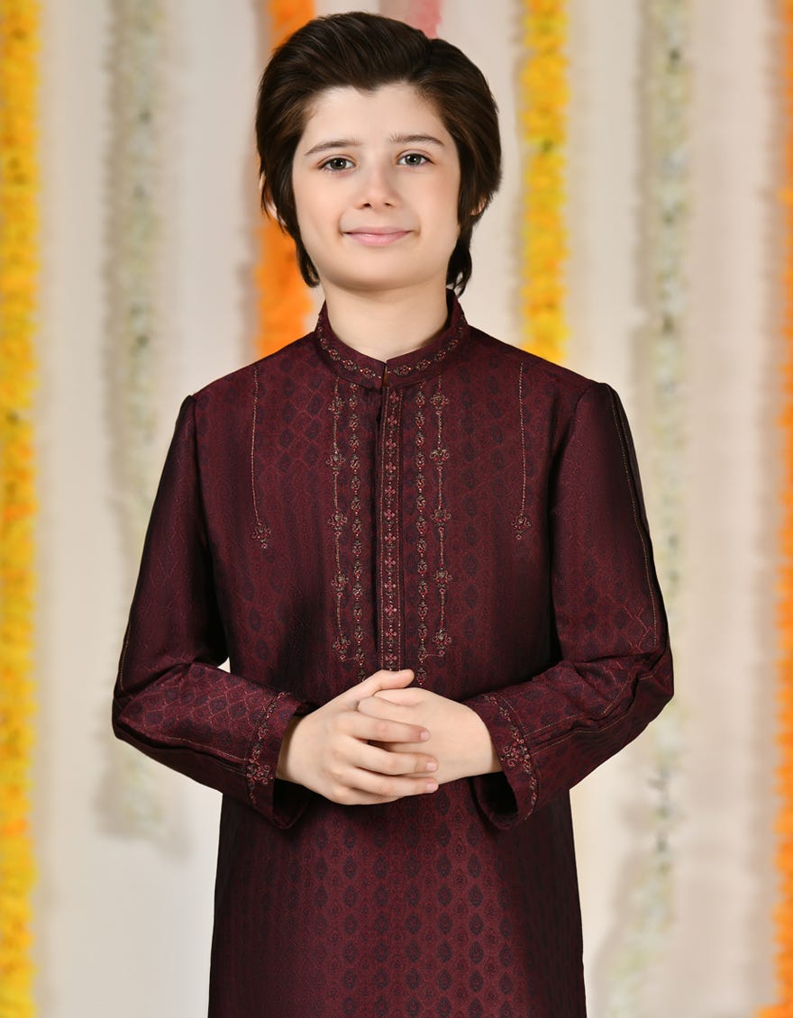 MAROON SPECIAL KURTA | JCK-SP-A-48077