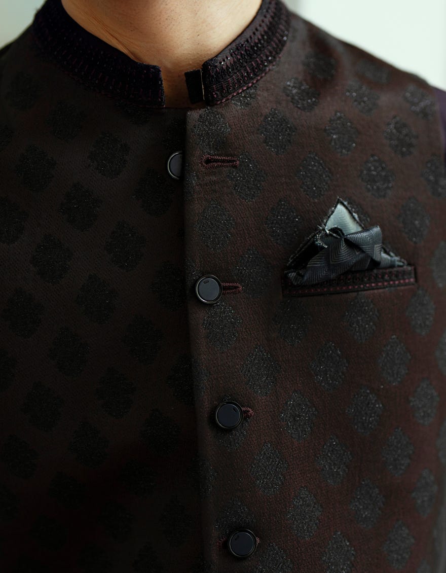 MAROON FORMAL WAISTCOAT