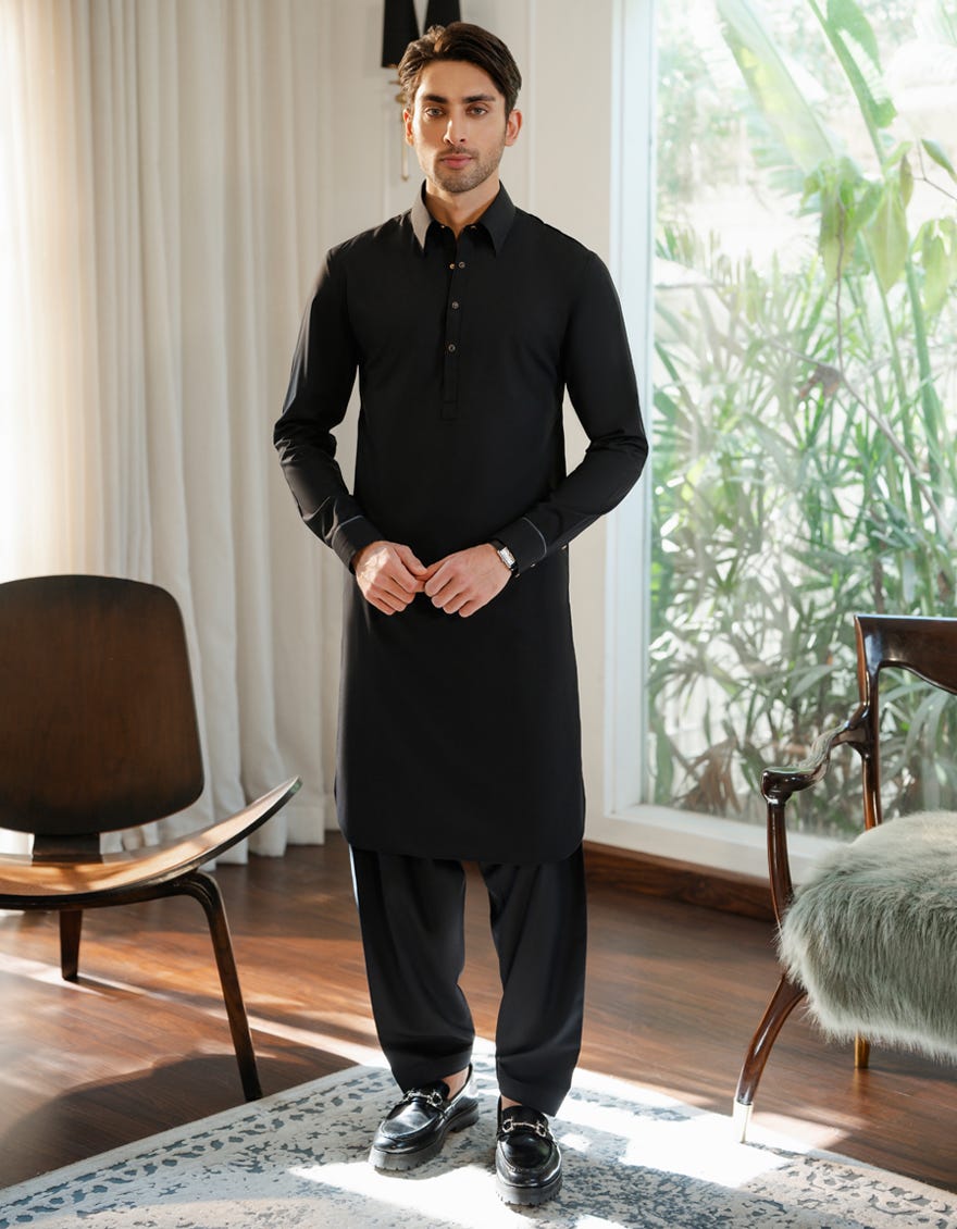 NAVY BLUE EXCLUSIVE KAMEEZ SHALWAR
