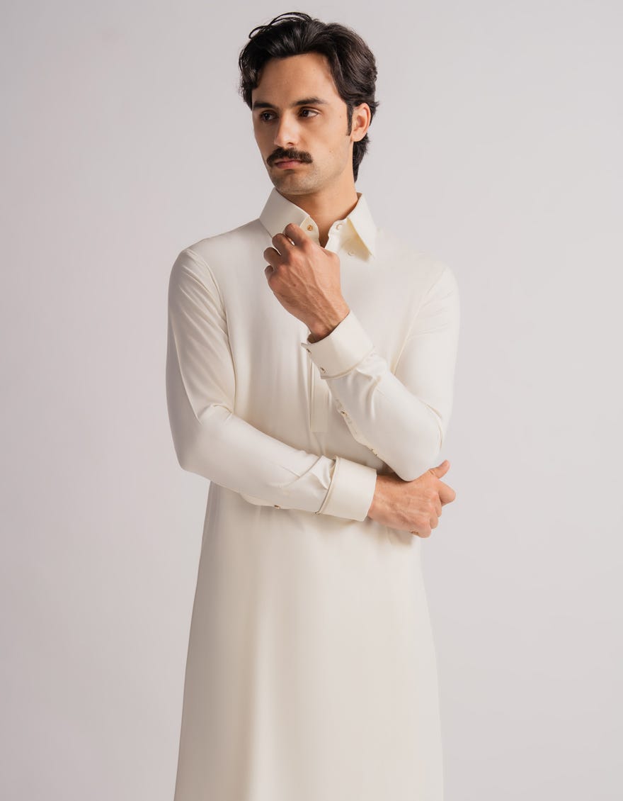 junaid jamshed formal dresses OFF WHITE KAMEEZ SHALWAR – J LowStock:43677191274547