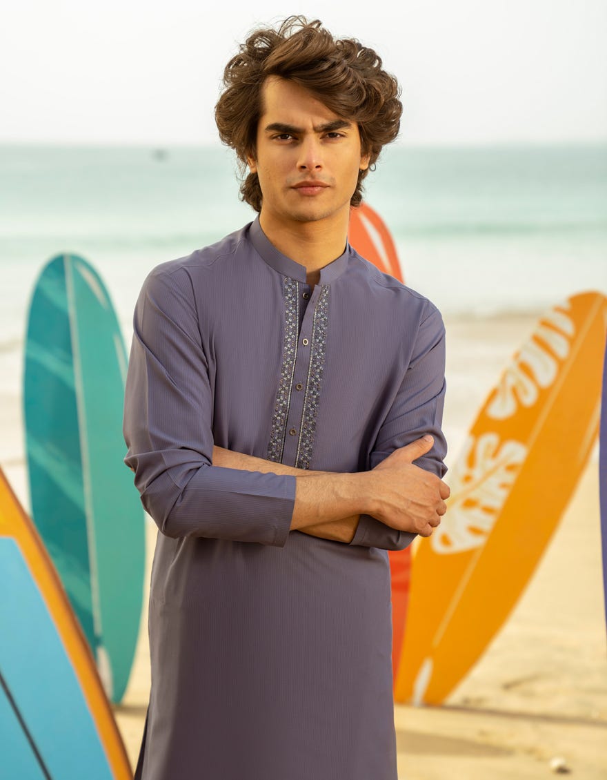 GREY KAMEEZ SHALWAR | JTKS-A-50000