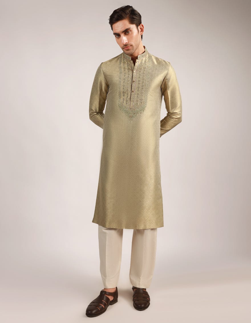 GOLD FORMAL KURTA
