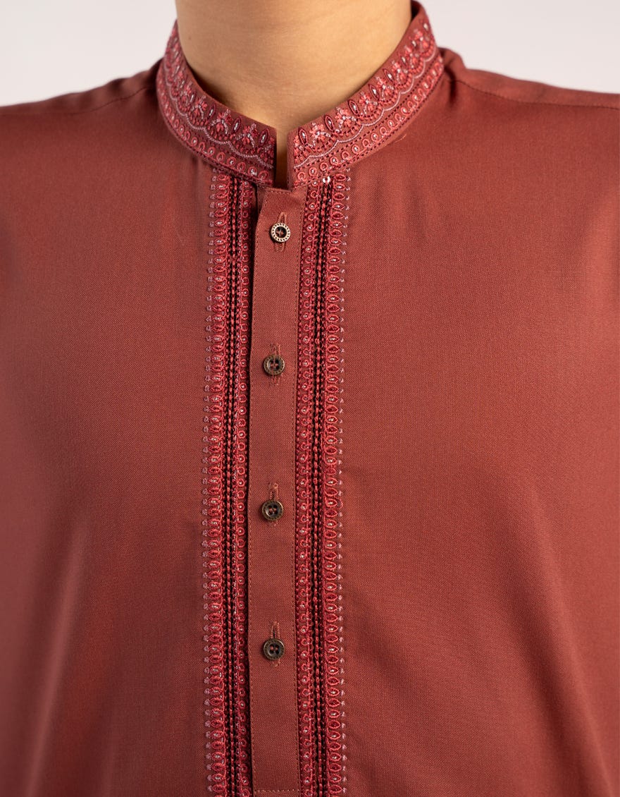 RUST KAMEEZ SHALWAR