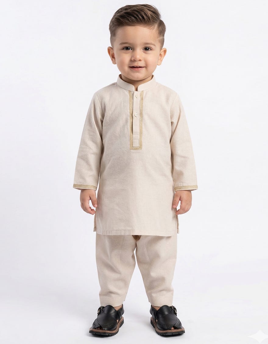 OFF WHITE FORMAL KAMEEZ SHALWAR