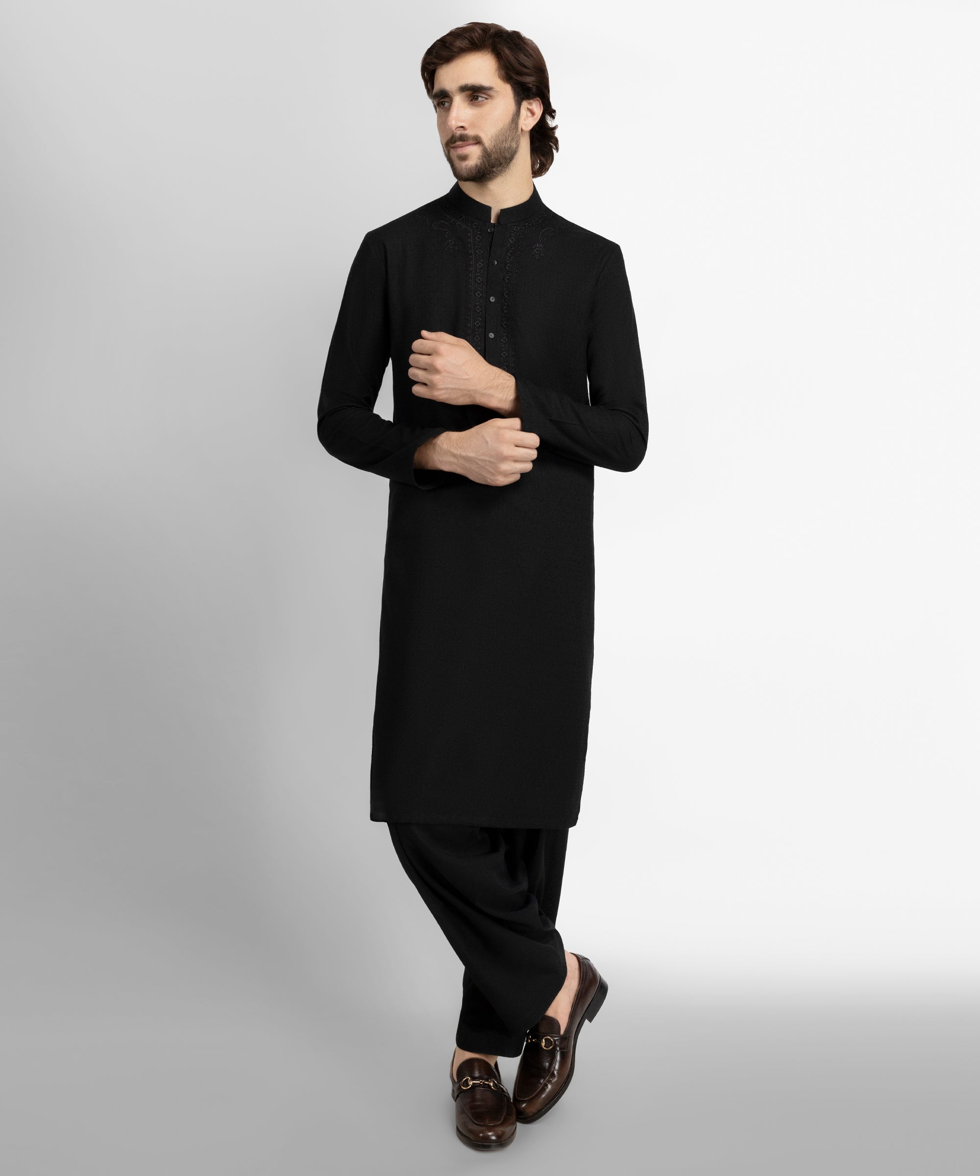 Black Formal Kameez Shalwar