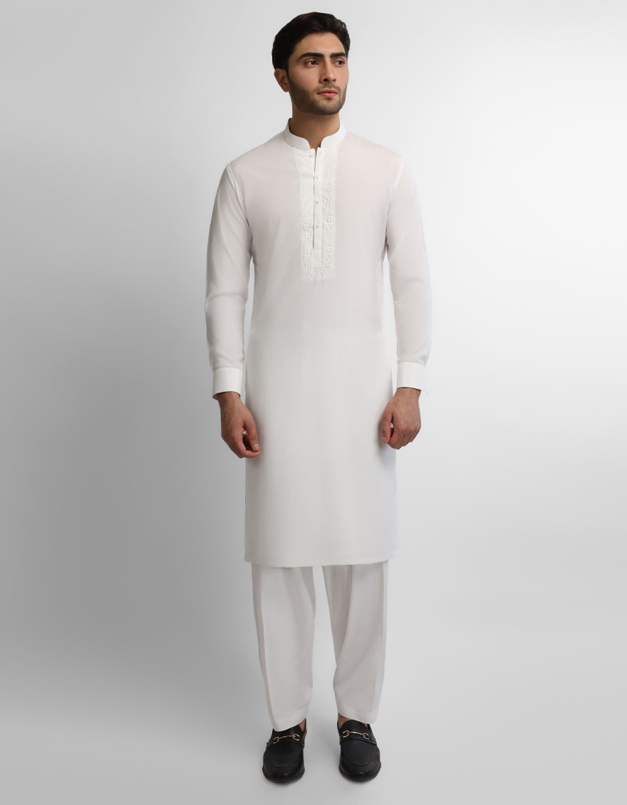 White Formal Kameez Shalwar