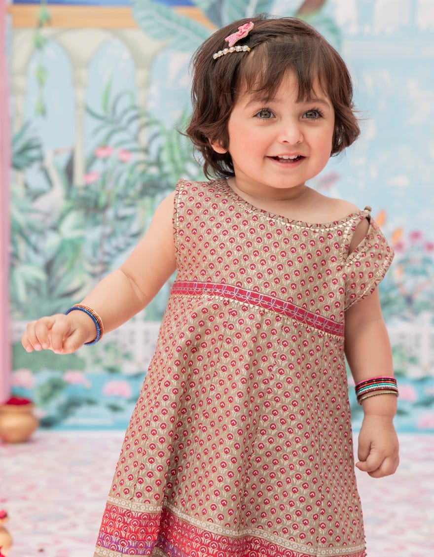 BROWN LAWN STITCHED 2PC | JGKL-S-JK2-24-5624
