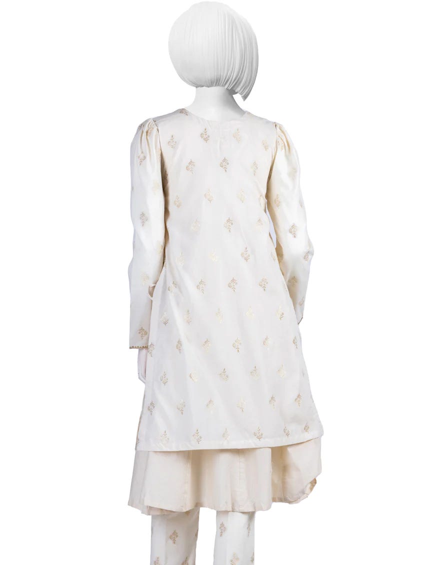 OFF WHITE JACQUARD TEENS 3PC | JGK-YGTL-S-617-23 FB