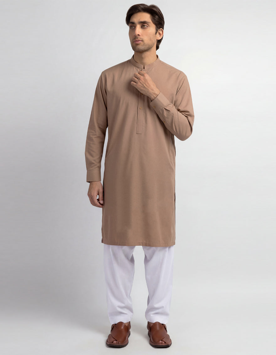 BROWN CASUAL KURTA