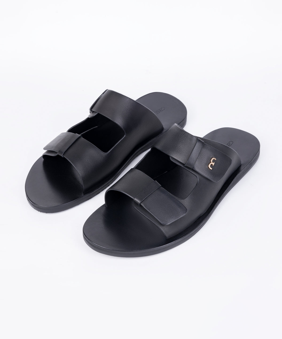SLIPON LIFTER - BLACK SANDALS
