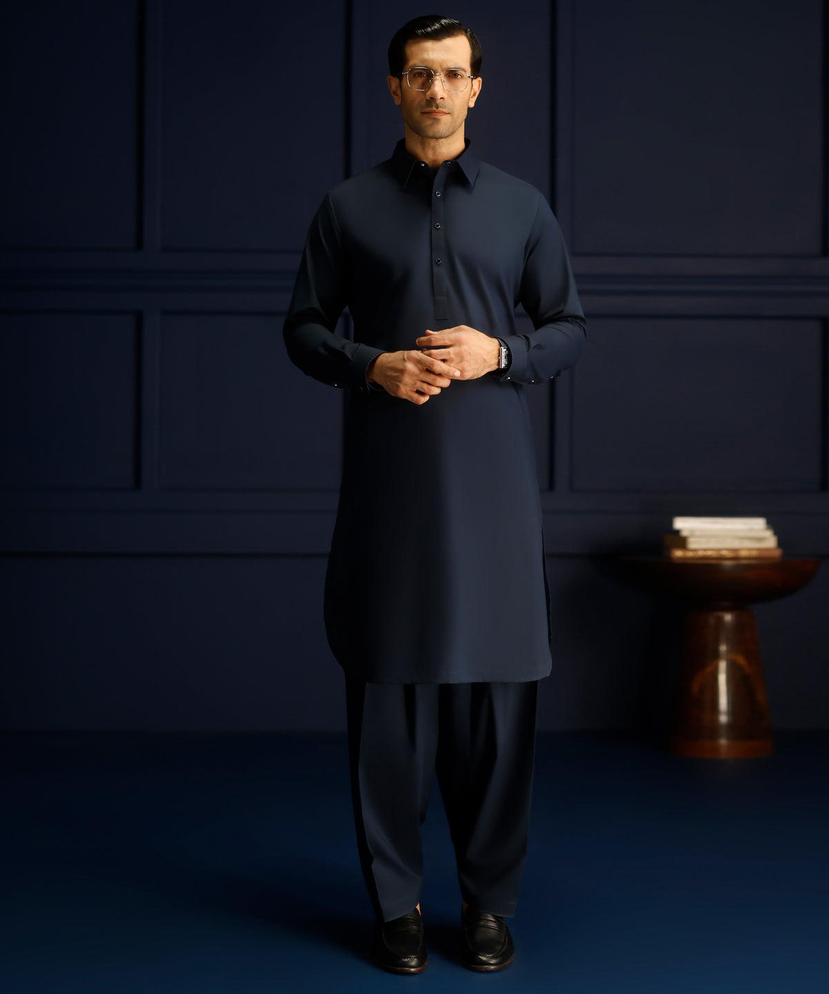 PORTLAND - Navy Kameez Shalwar