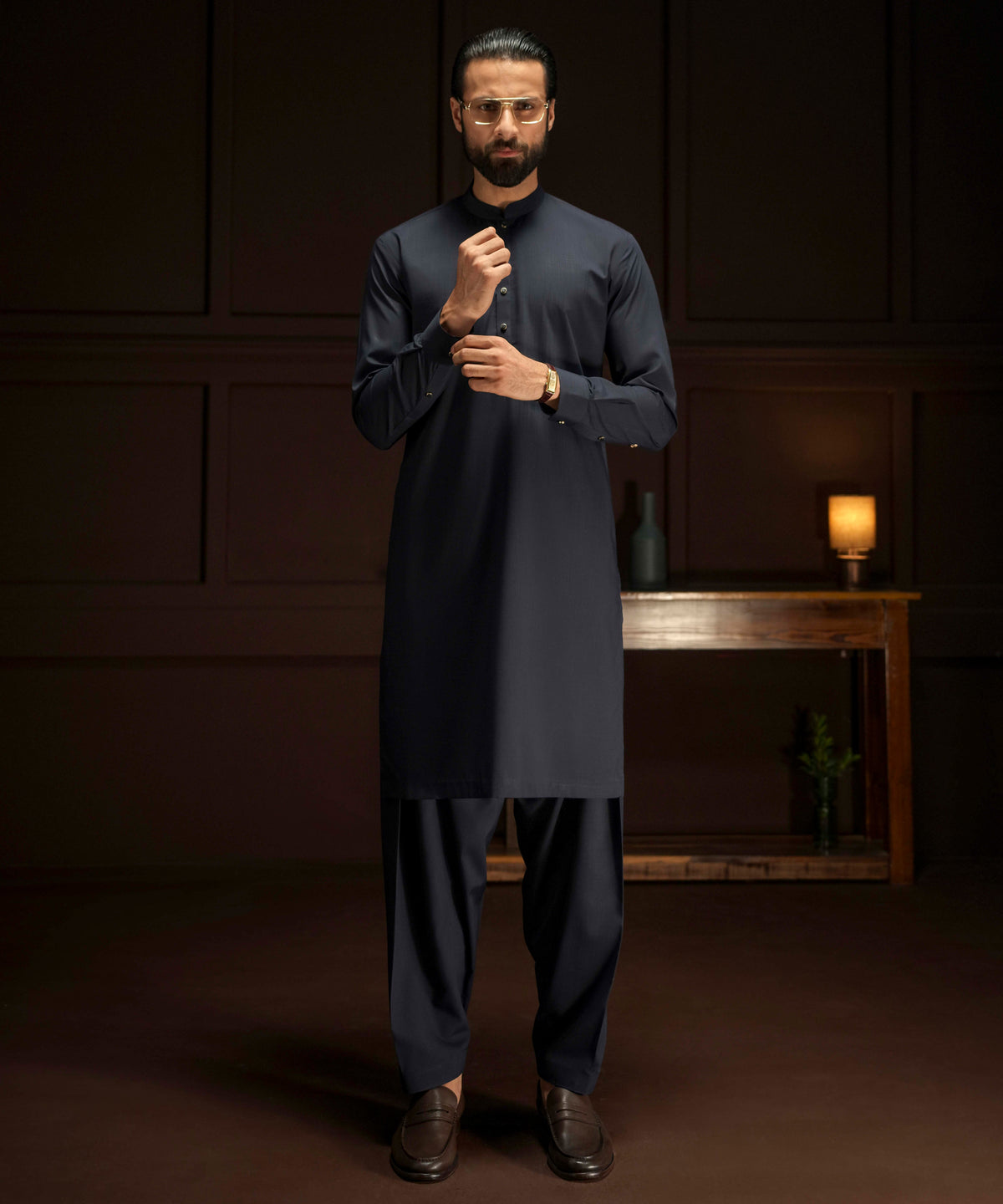 OXNARD - Navy Kameez Shalwar