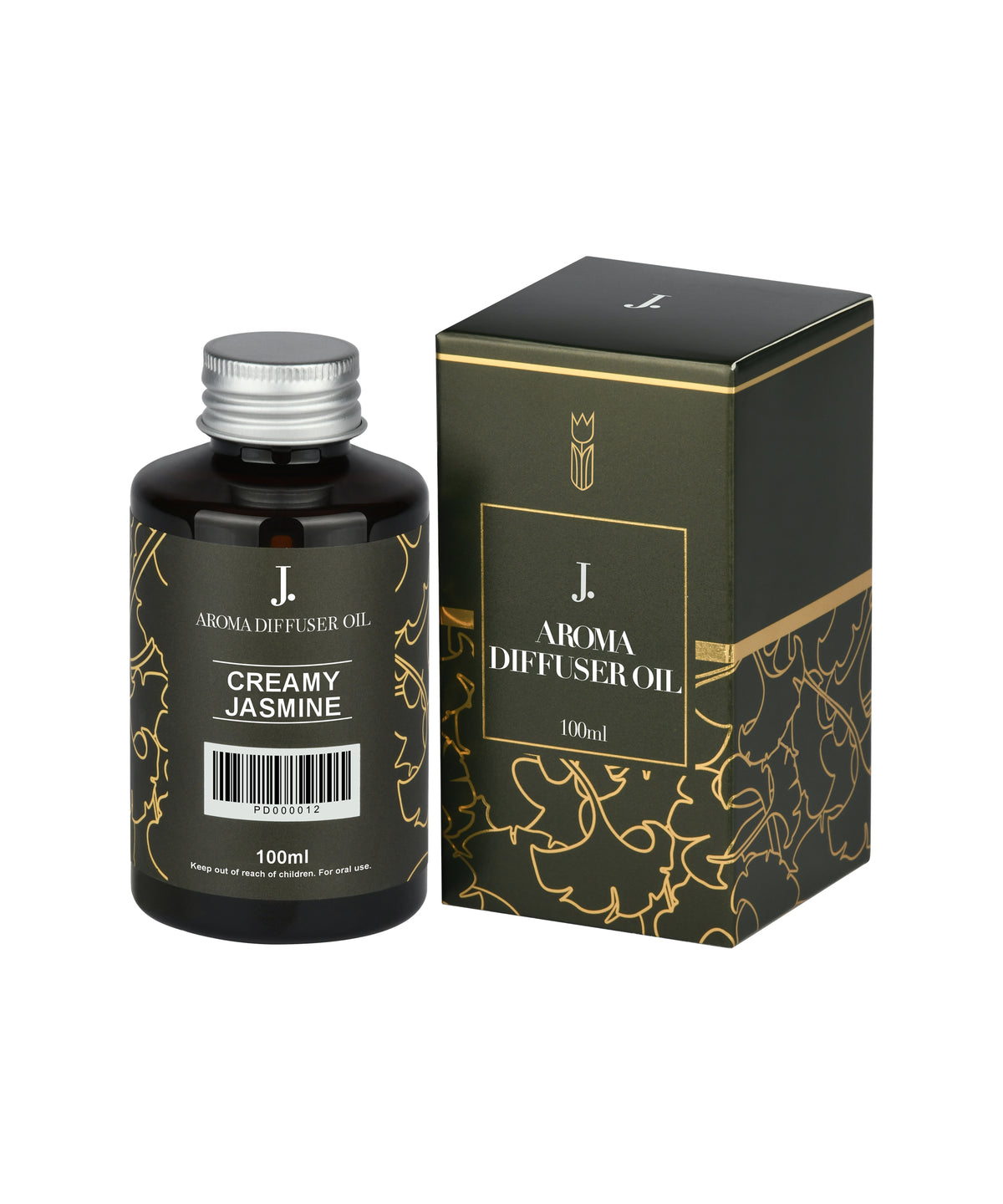 Creamy Jasmine Bottle and Box