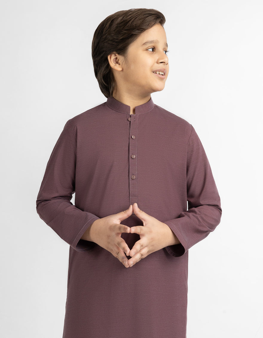PLUM CASUAL KURTA TROUSERS