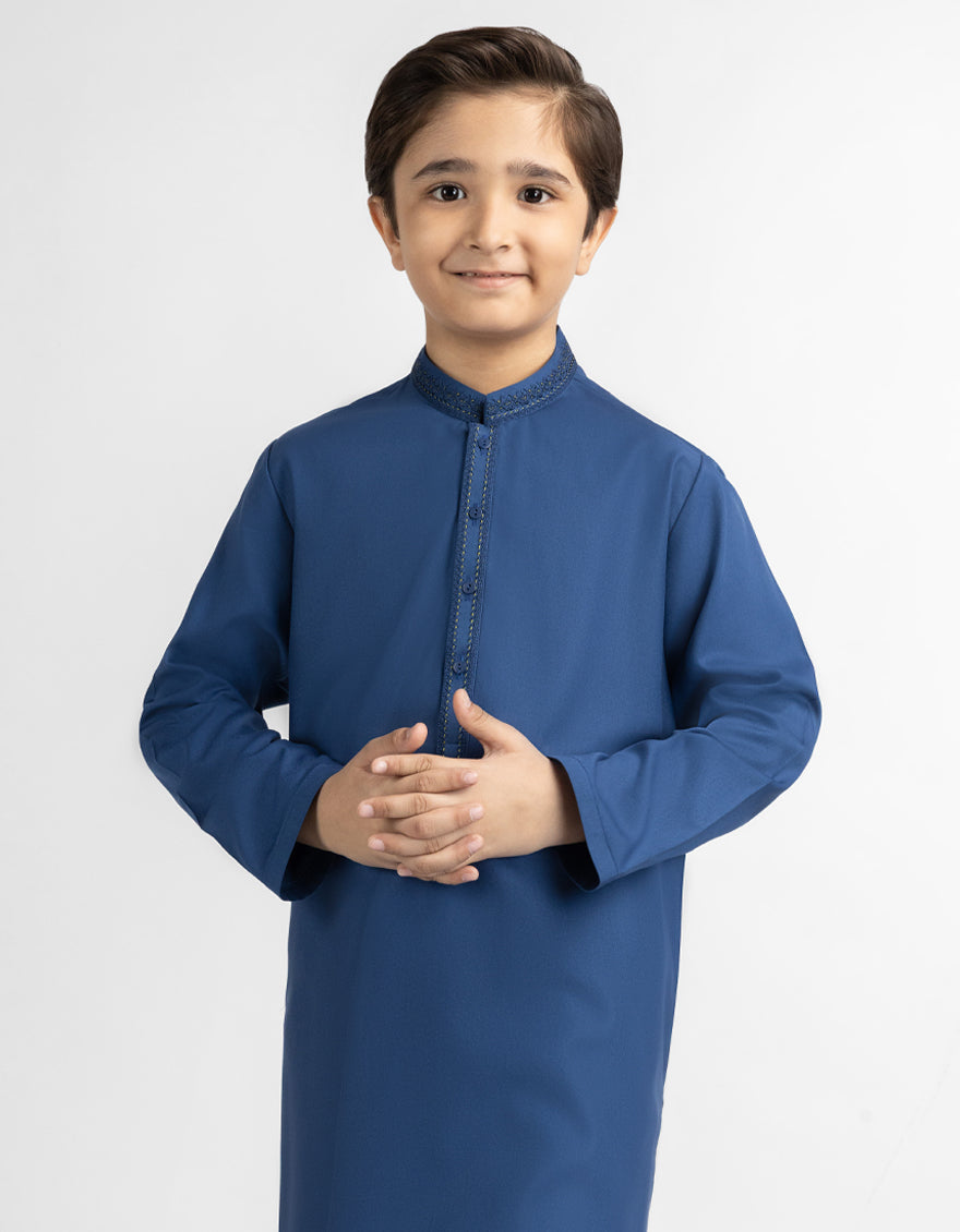 BLUE CASUAL KURTA TROUSERS