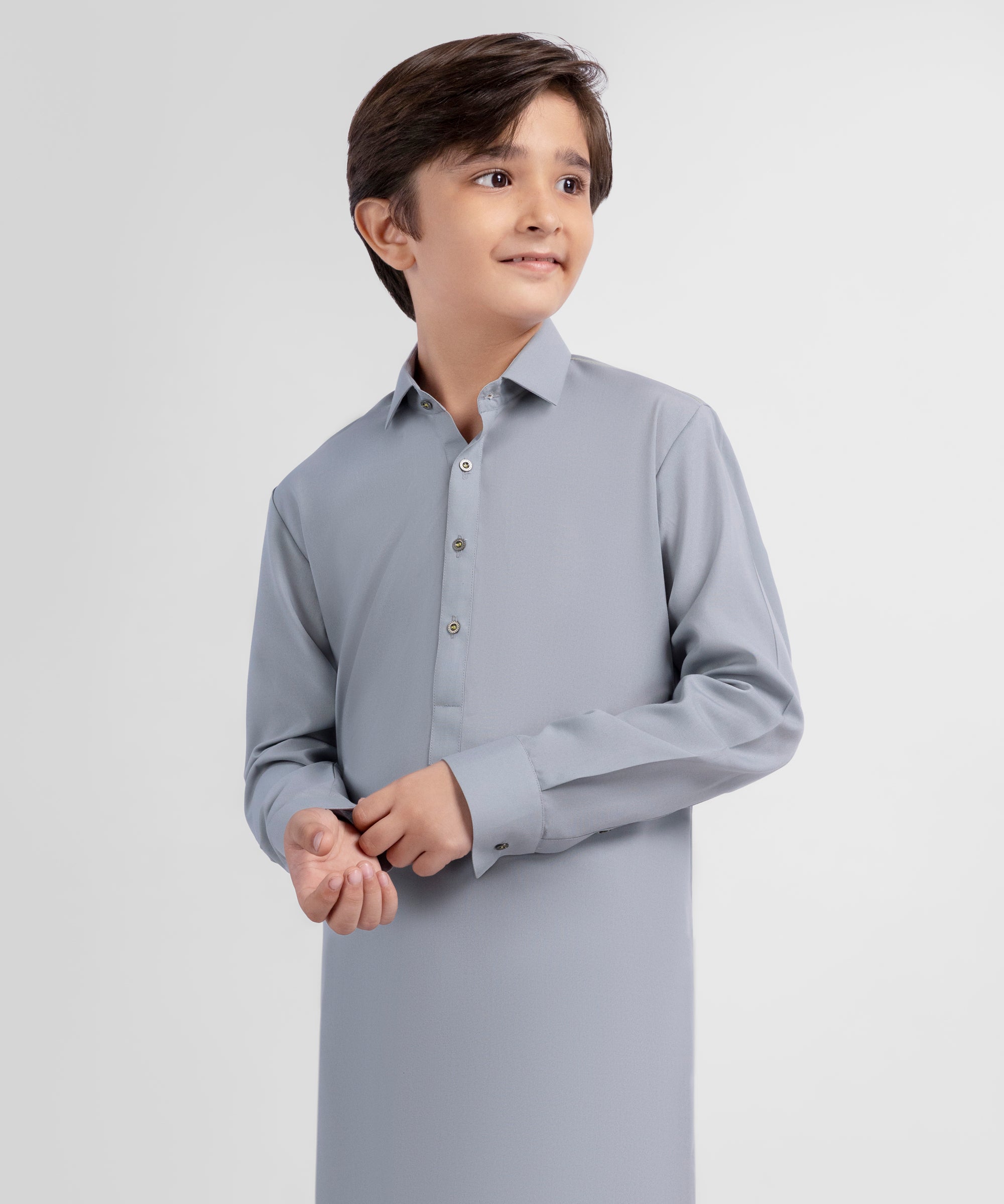 Grey Casual Kameez Shalwar