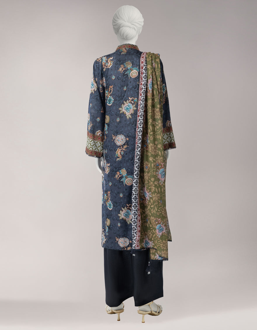 MULTICOLOR LAWN PRINTED UNSTITCHED 2PC