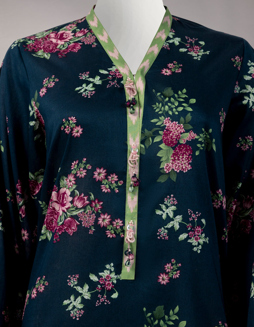 MULTICOLOR LAWN PRINTED UNSTITCHED 2PC