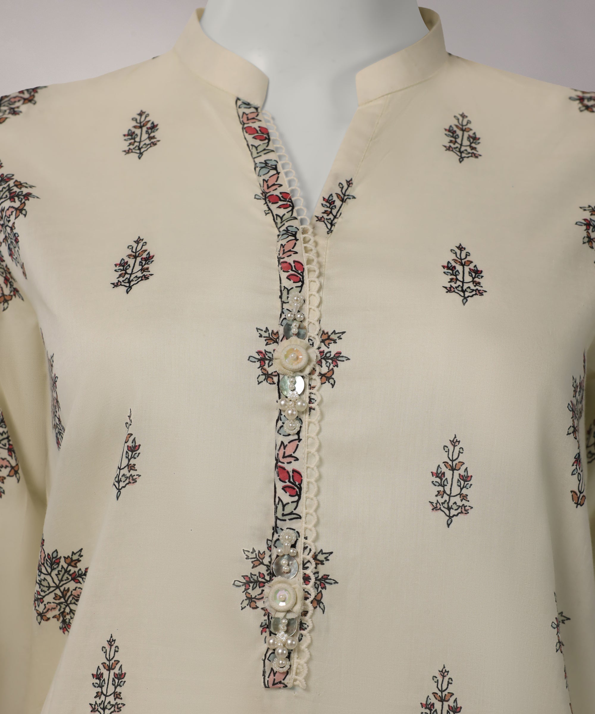 Multicolor Lawn Printed Unstitched 2Pc