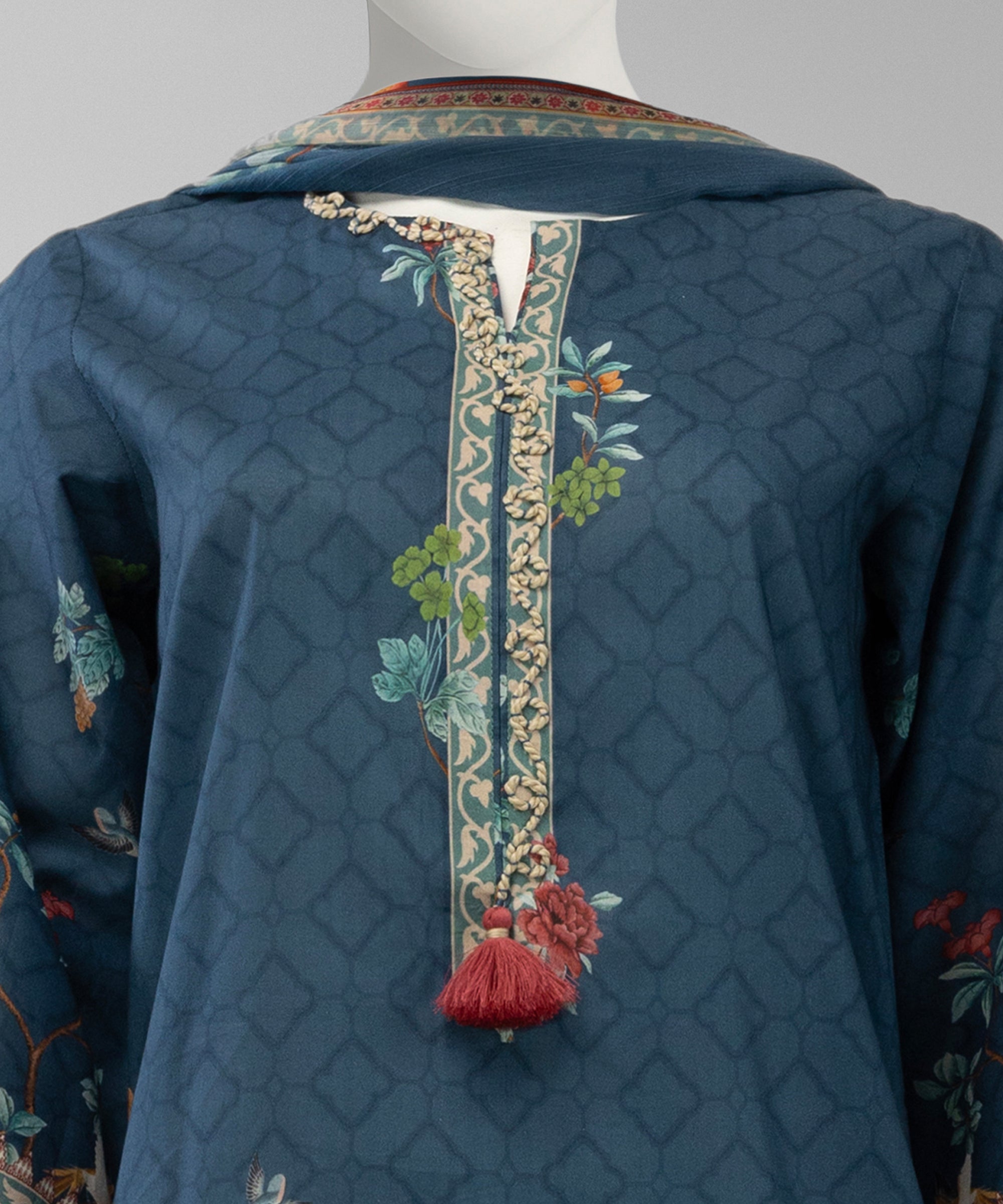 Blue Lawn Digital Printed Unstitched 2Pc