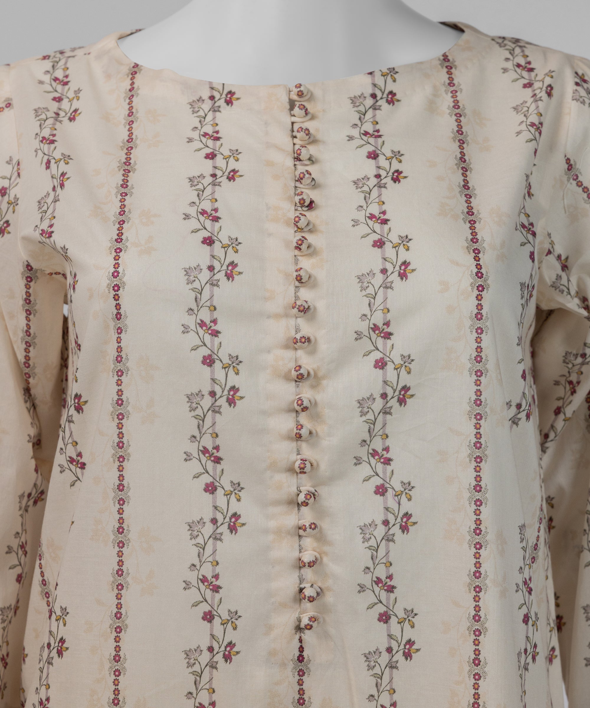 Multicolor Lawn Embroidered Unstitched 2Pc