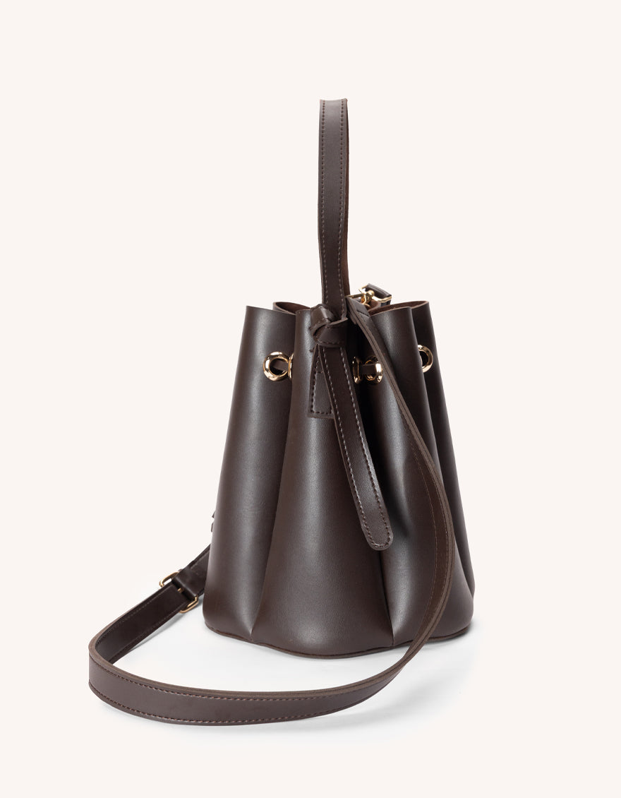 BROWN HANDBAG