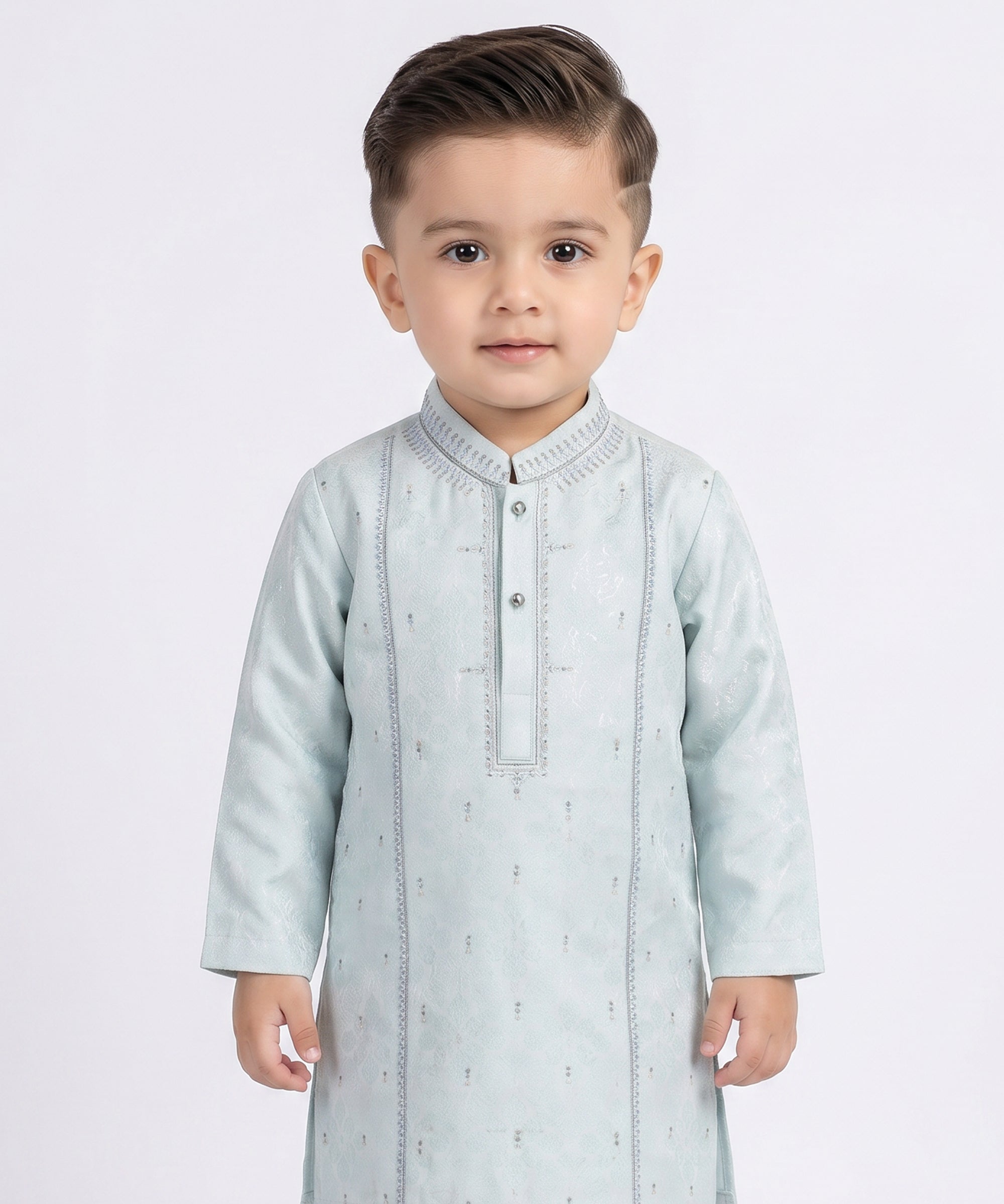 Ice Blue Formal Kameez Shalwar