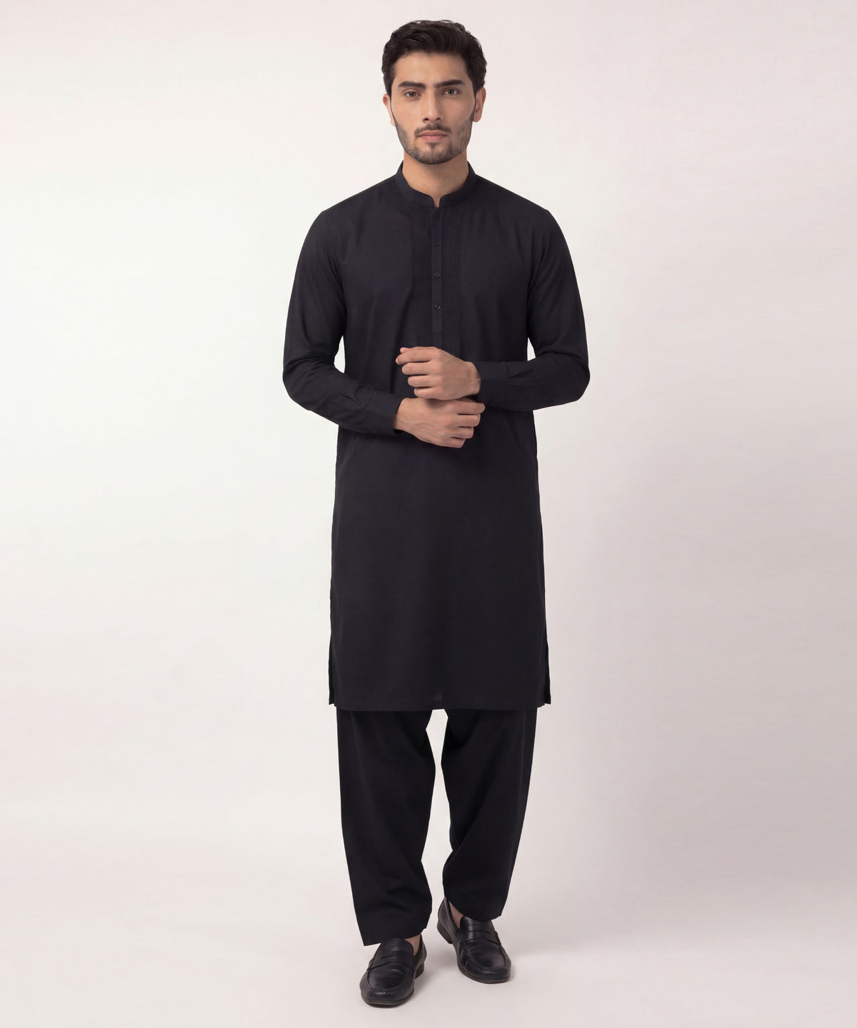 BLACK FORMAL KAMEEZ SHALWAR