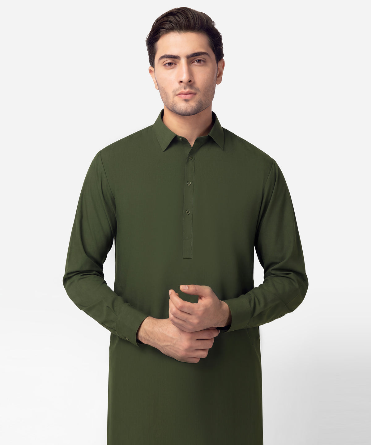Forest Green Unstitched Fabric