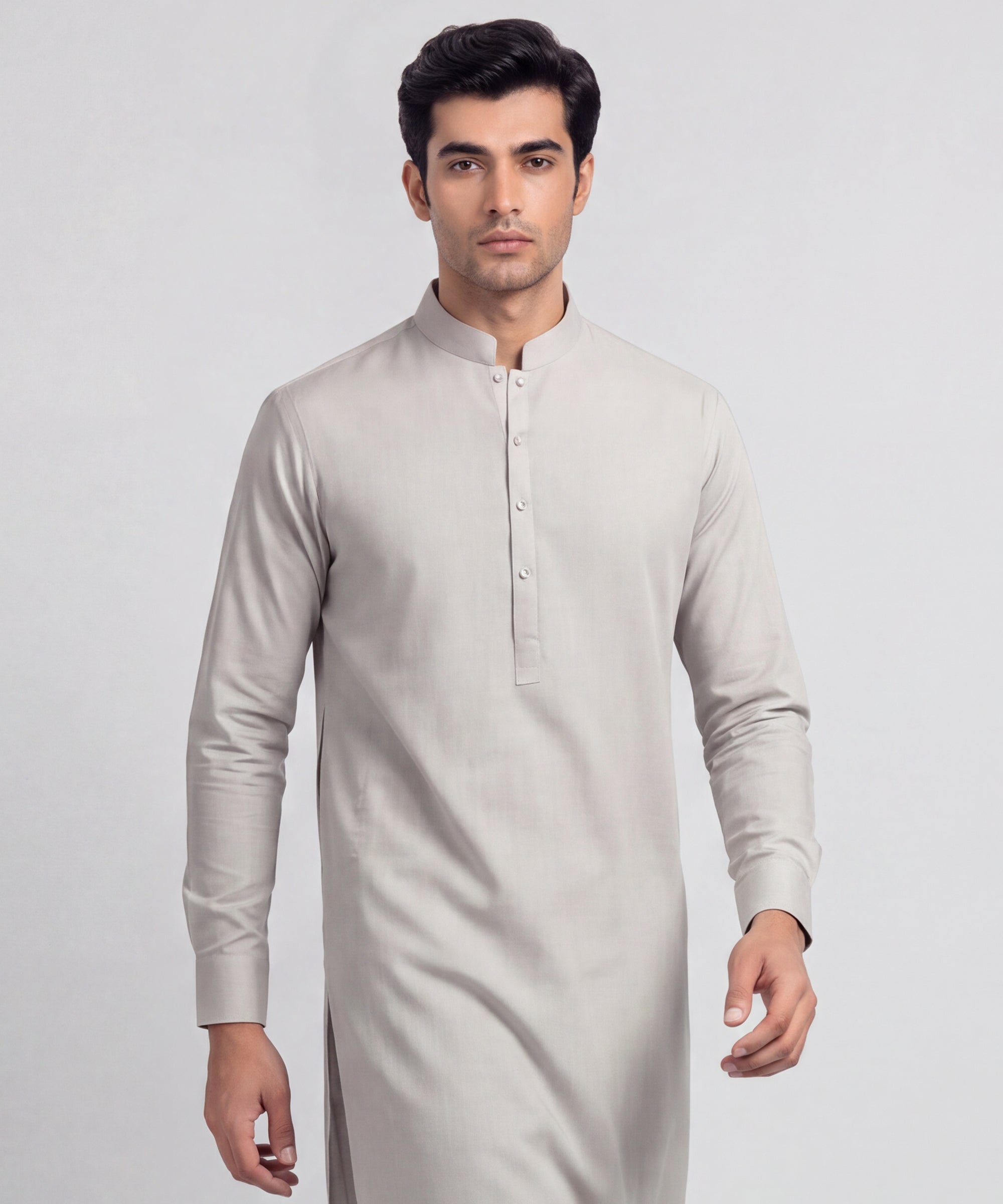 Ash Grey Unstitched Fabric