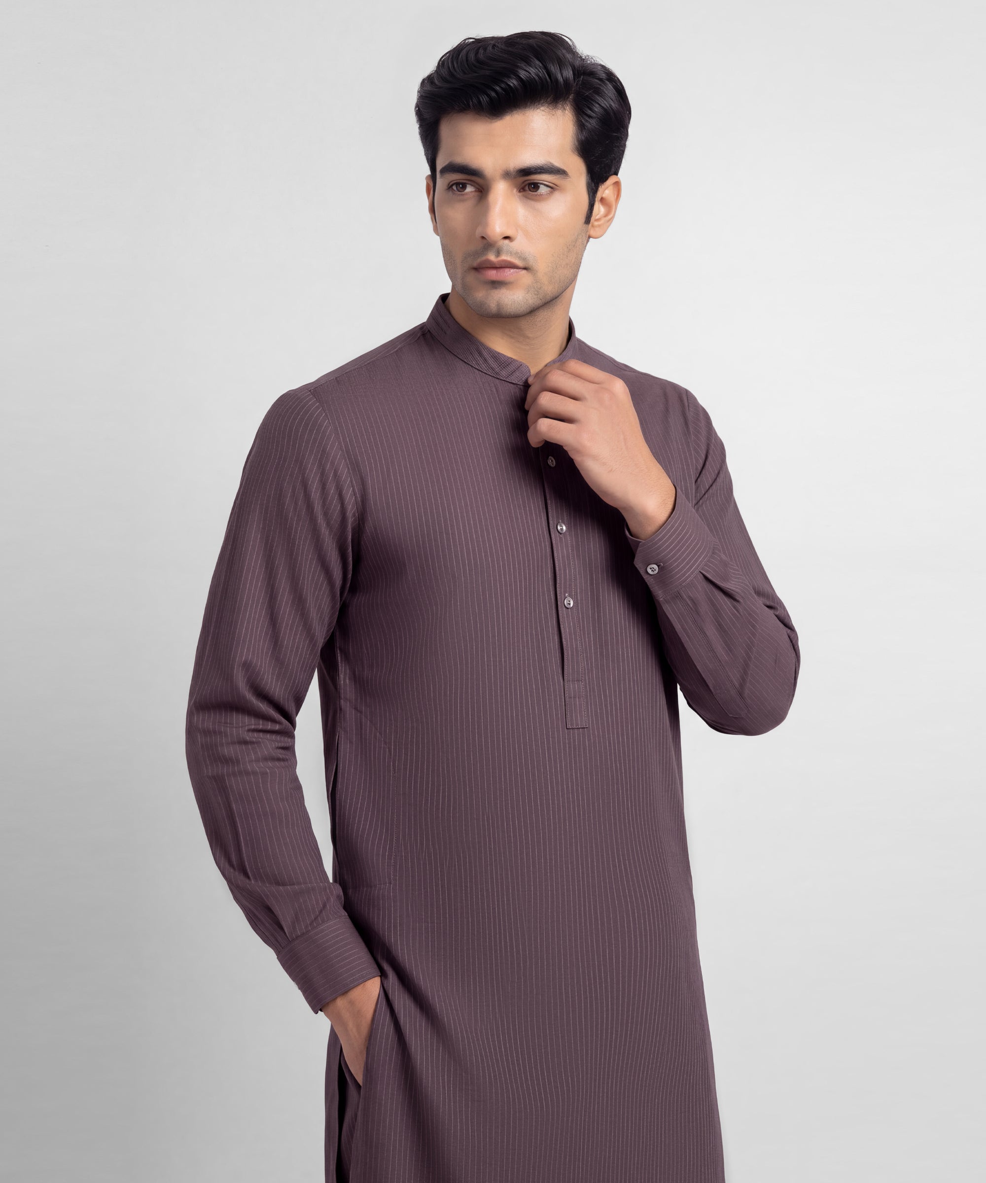 Deep Plum Unstitched Suit
