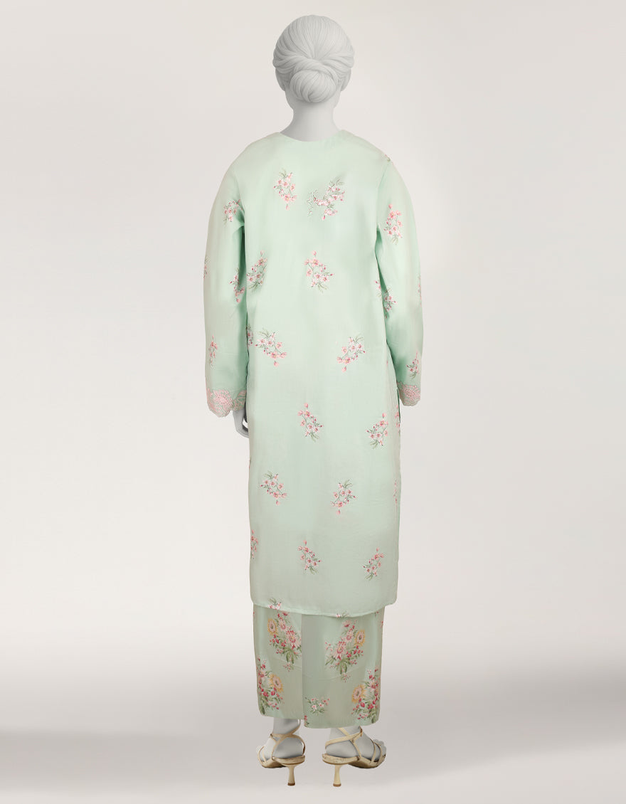 GREEN LAWN EMBROIDERED STITCHED 3PC