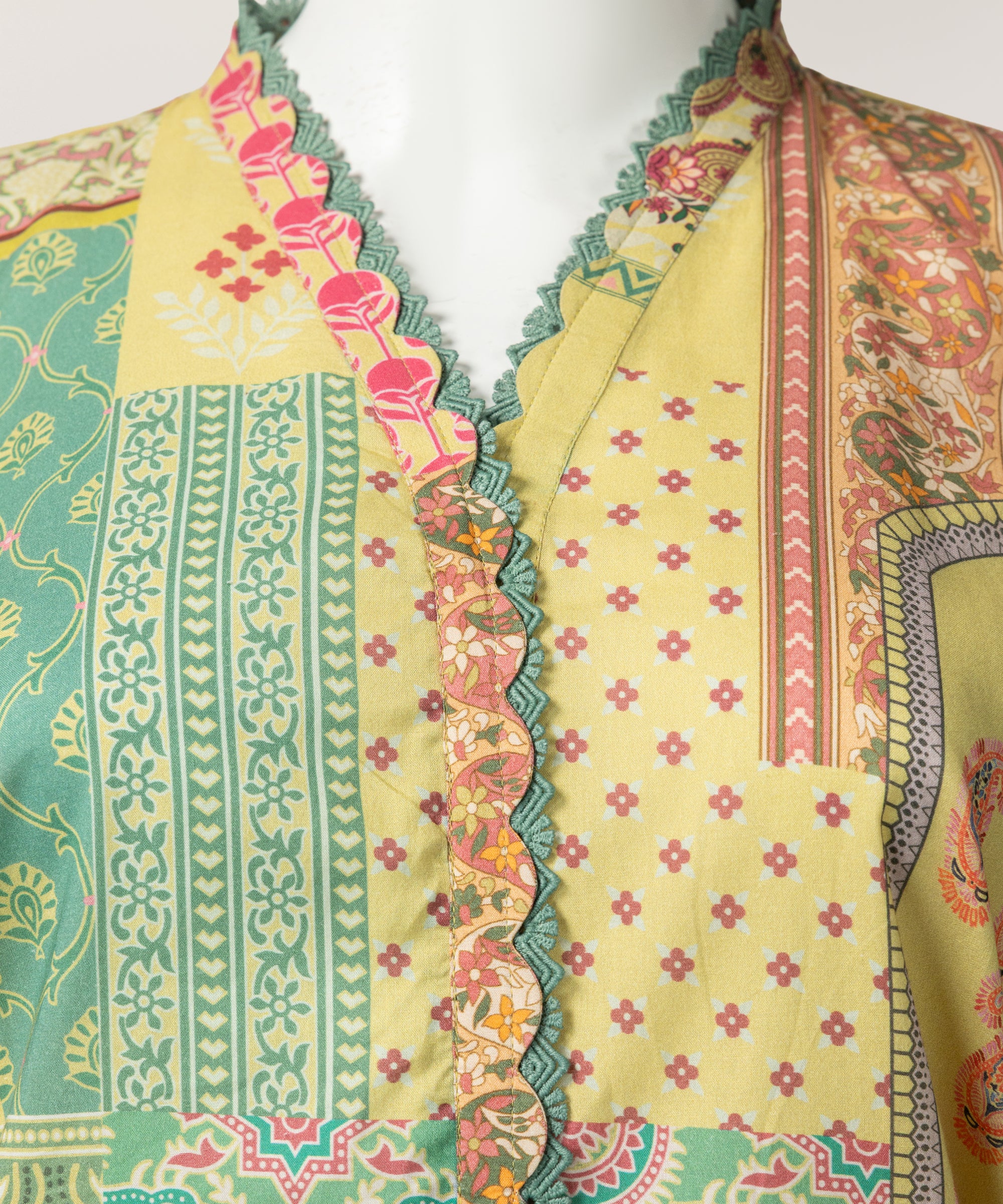Yellow Lawn Digital Printed Stitched 3Pc