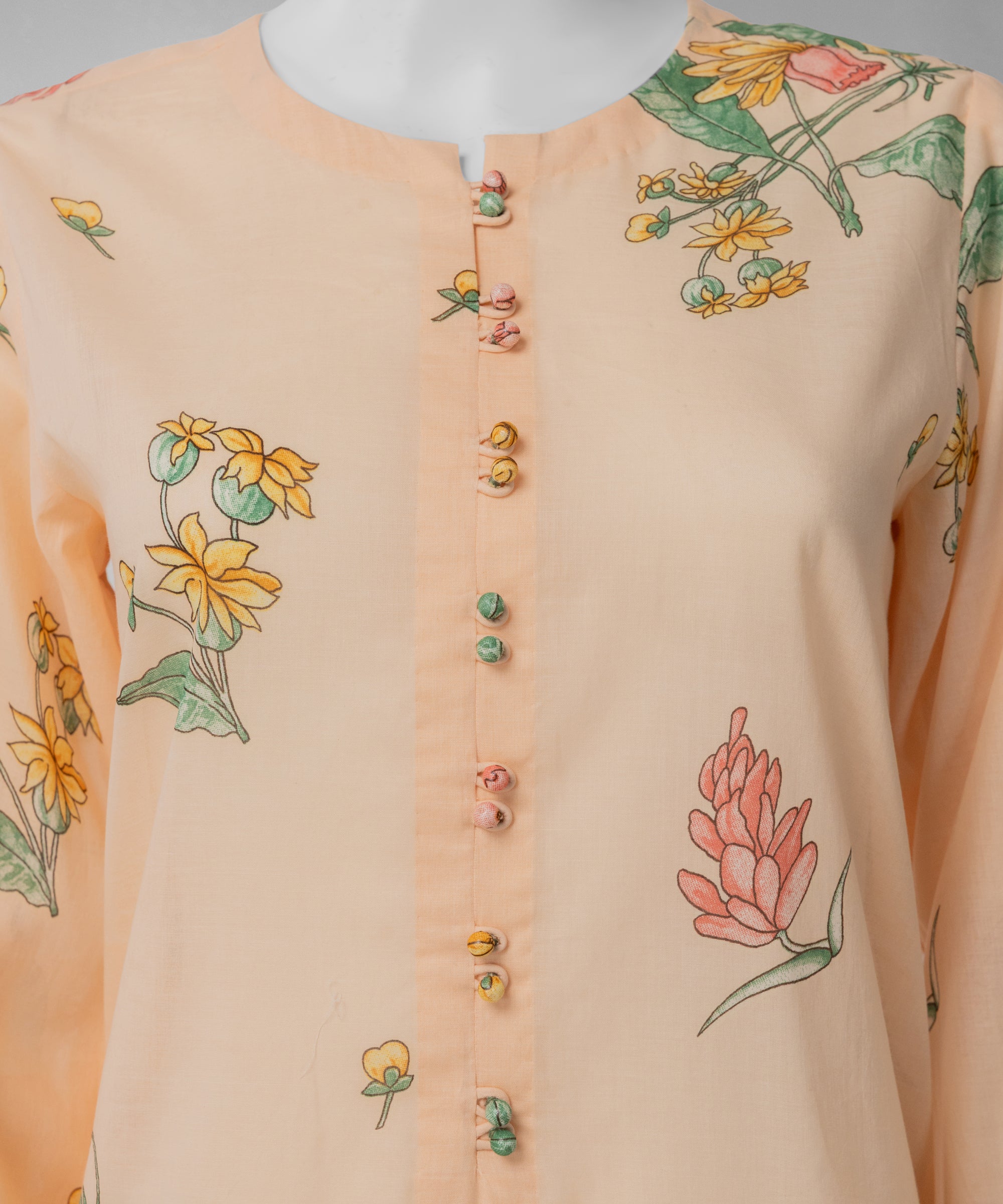 Multicolor Lawn Embroidered Unstitched 3Pc