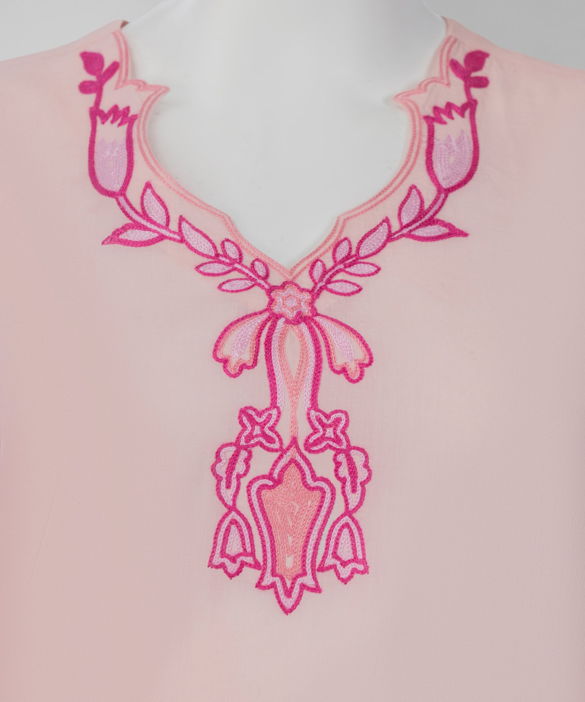 Pink Lawn Embroidered Unstitched 3PC